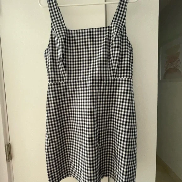 Favorite Daughter Breakup Mini Dress in Navy Gingham - NWT - Picture 7 of 8